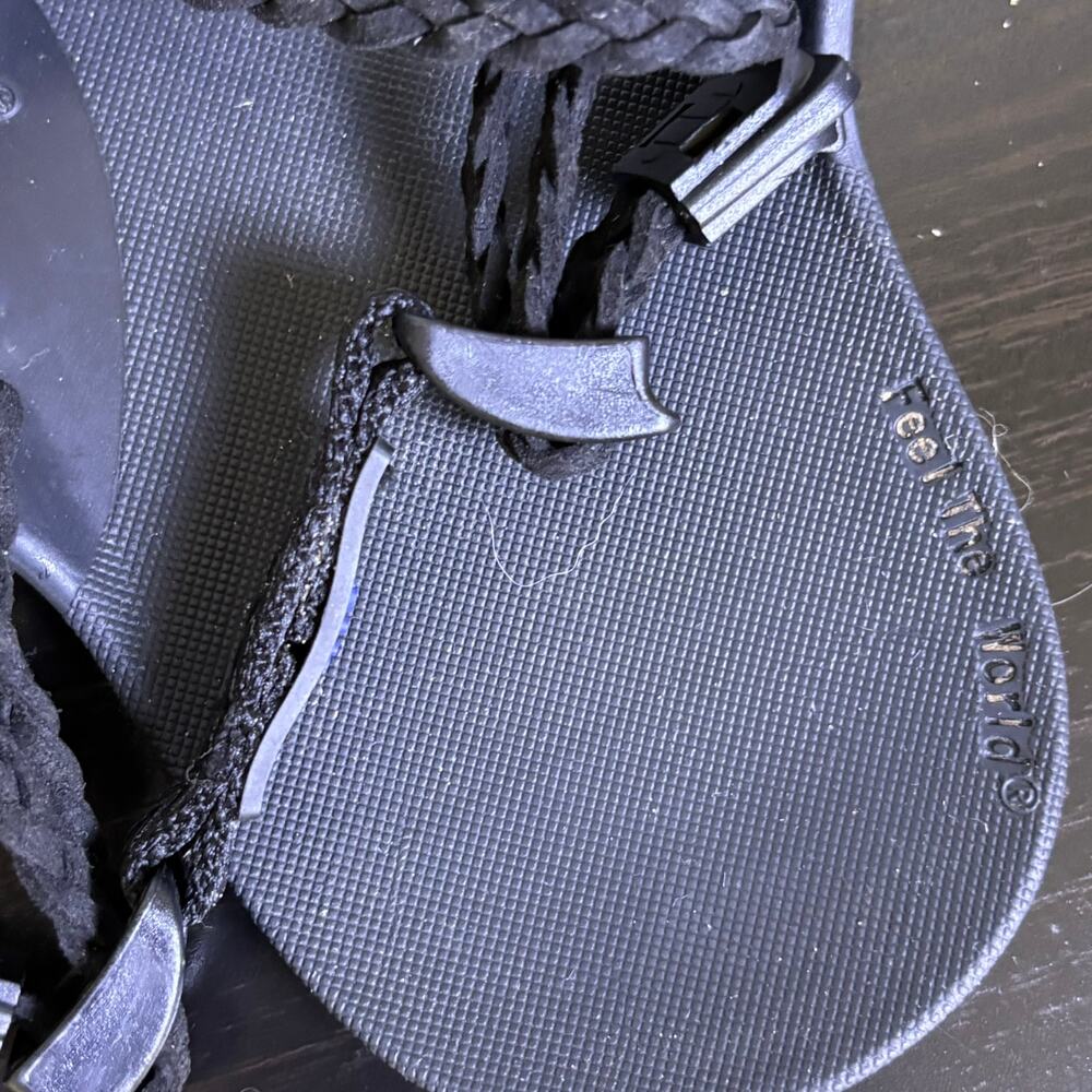 Xero Shoes Genesis Packable Sport Sandals Women's 9 Men's 8 Black strap Gorpcore - Picture 6 of 11